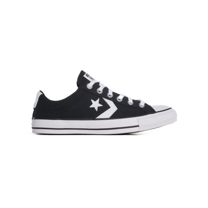 Converse negras estrella sale